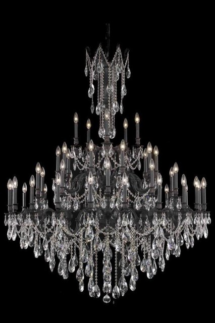 Elegant Lighting 8245G54DB/SA Chandelier from the Rosalia Collection