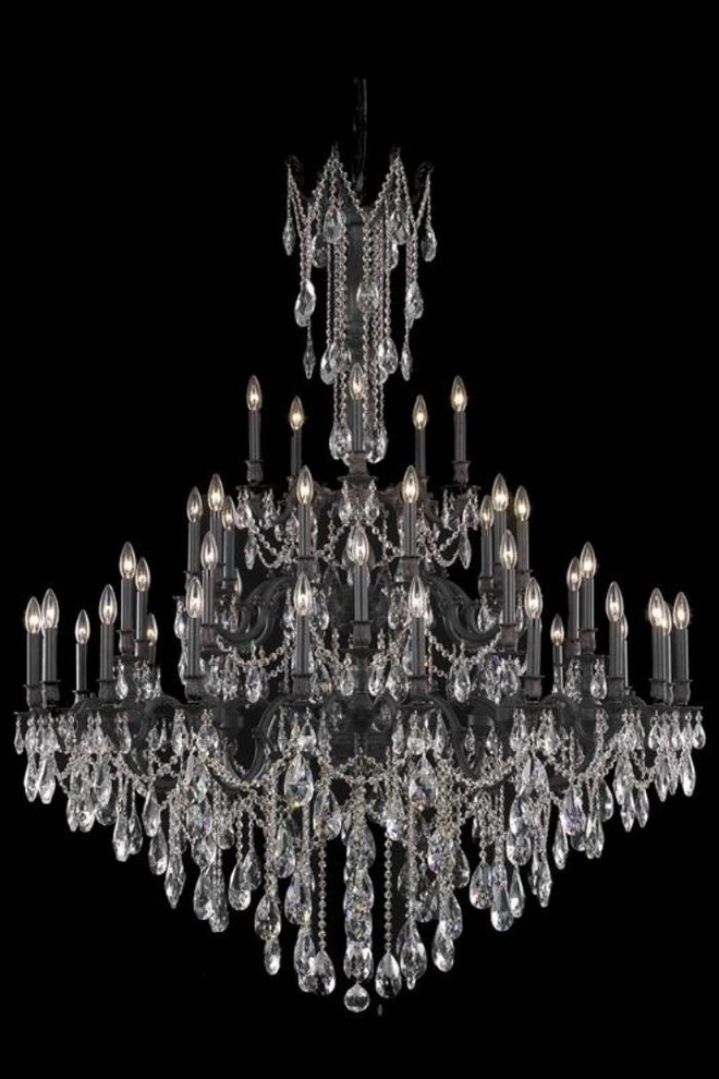 Elegant Lighting 8245G54DB/SA Chandelier from the Rosalia Collection
