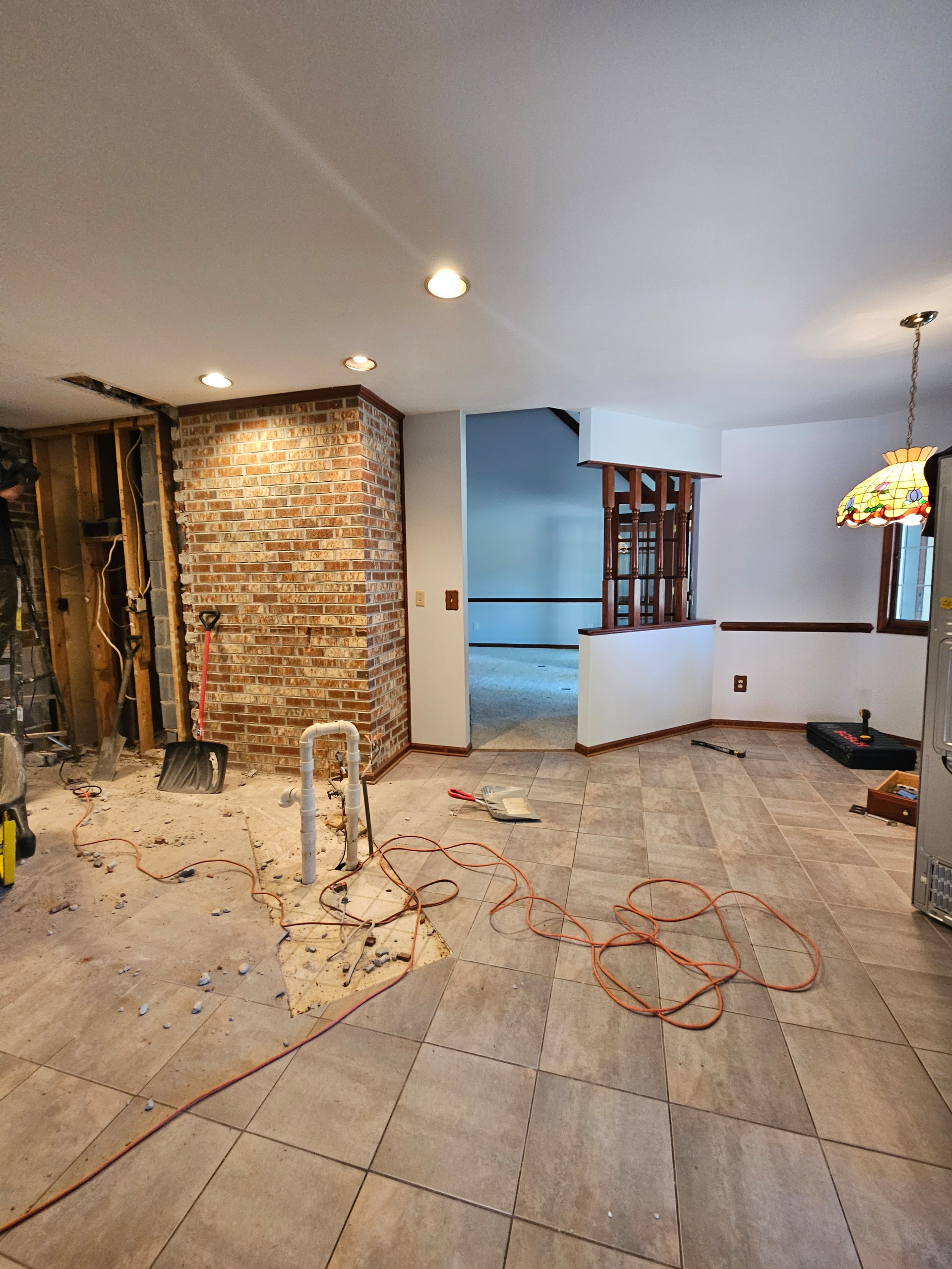 White Modern Kitchen Update