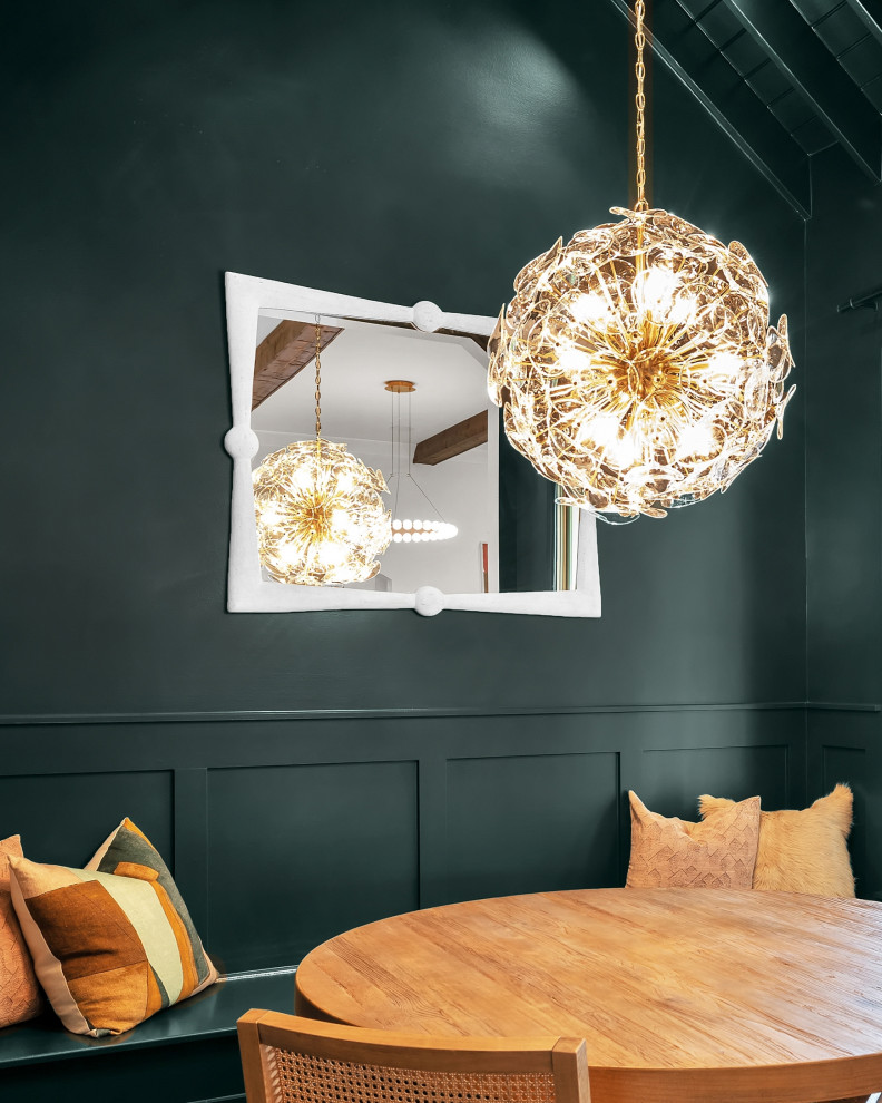 Color Drenched Dining Room