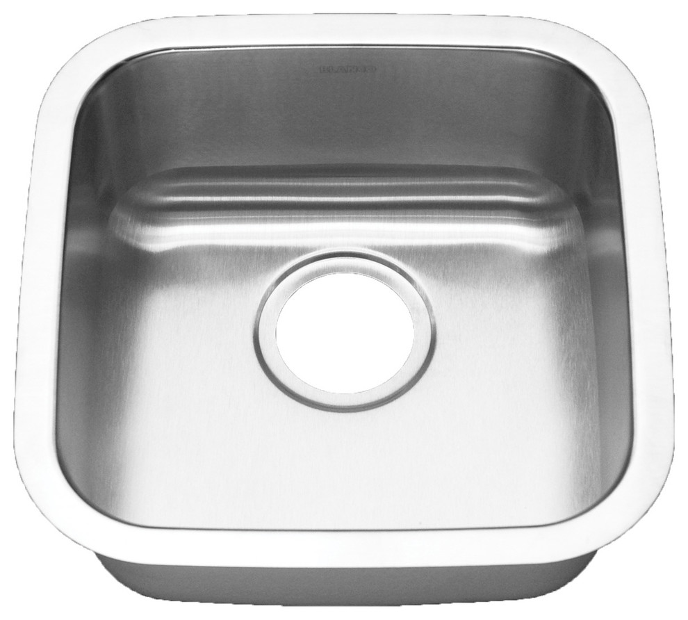 Americana 'Californian' 18 Gauge Stainless Steel Undermount Single Bowl Sink Modern Kitchen
