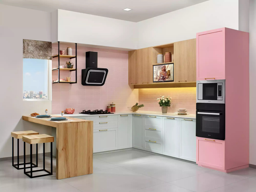 The Romantic - Sleek by Asian Paints - Modern - Kitchen - Other - by ...