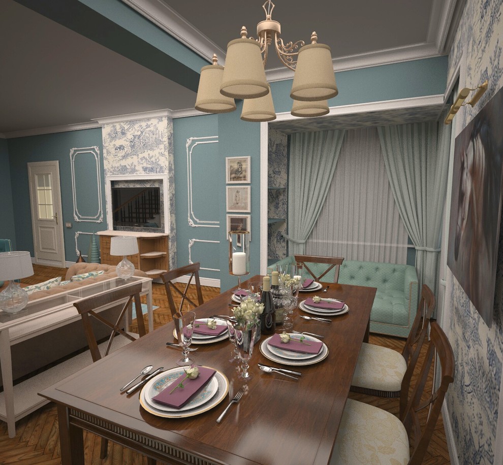 Гостиная и столовая