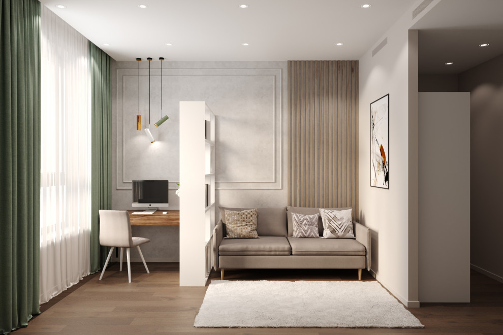 Квартира 71 кв.м. в современном стиле в ЖК «Сердце столицы».