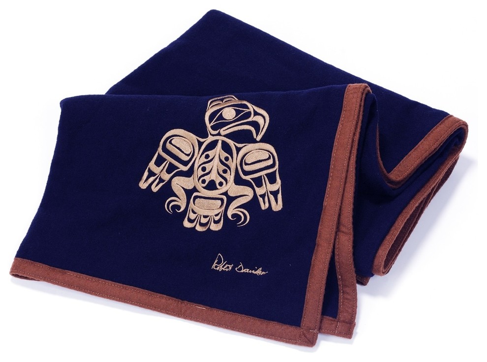 Haida Wool Blanket - Traditional - Blankets - by Living Healthy ...