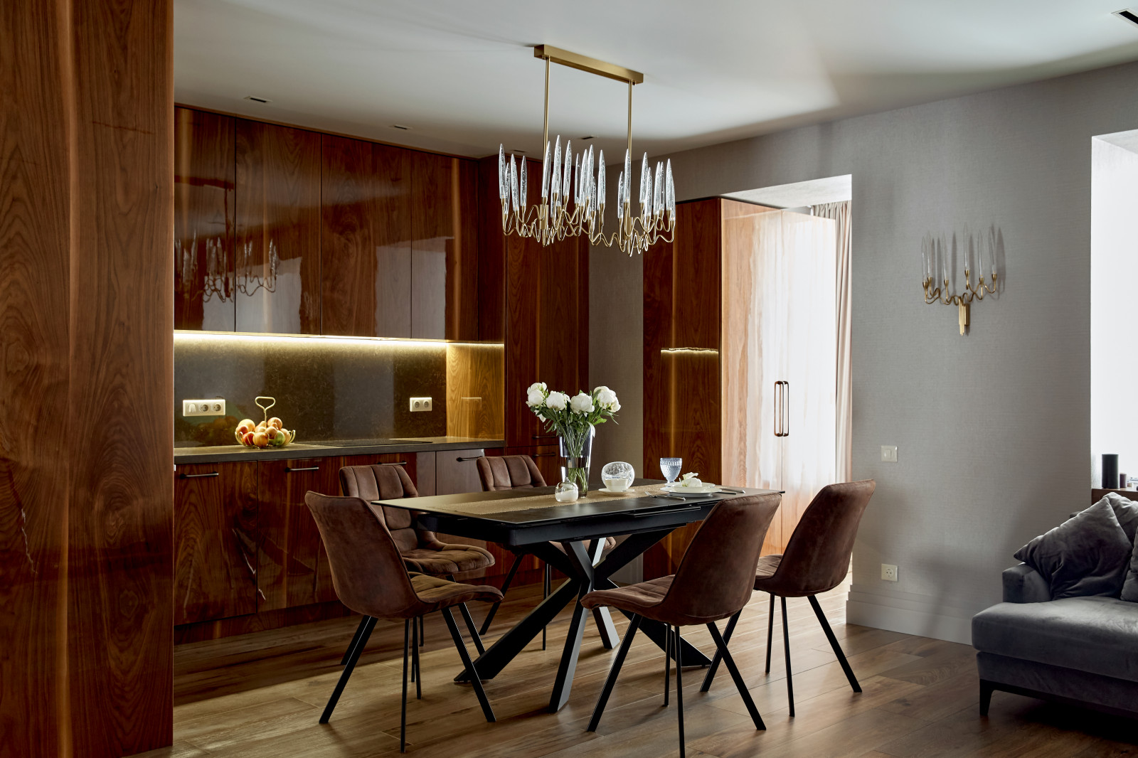 Квартира в пастельных оттенках