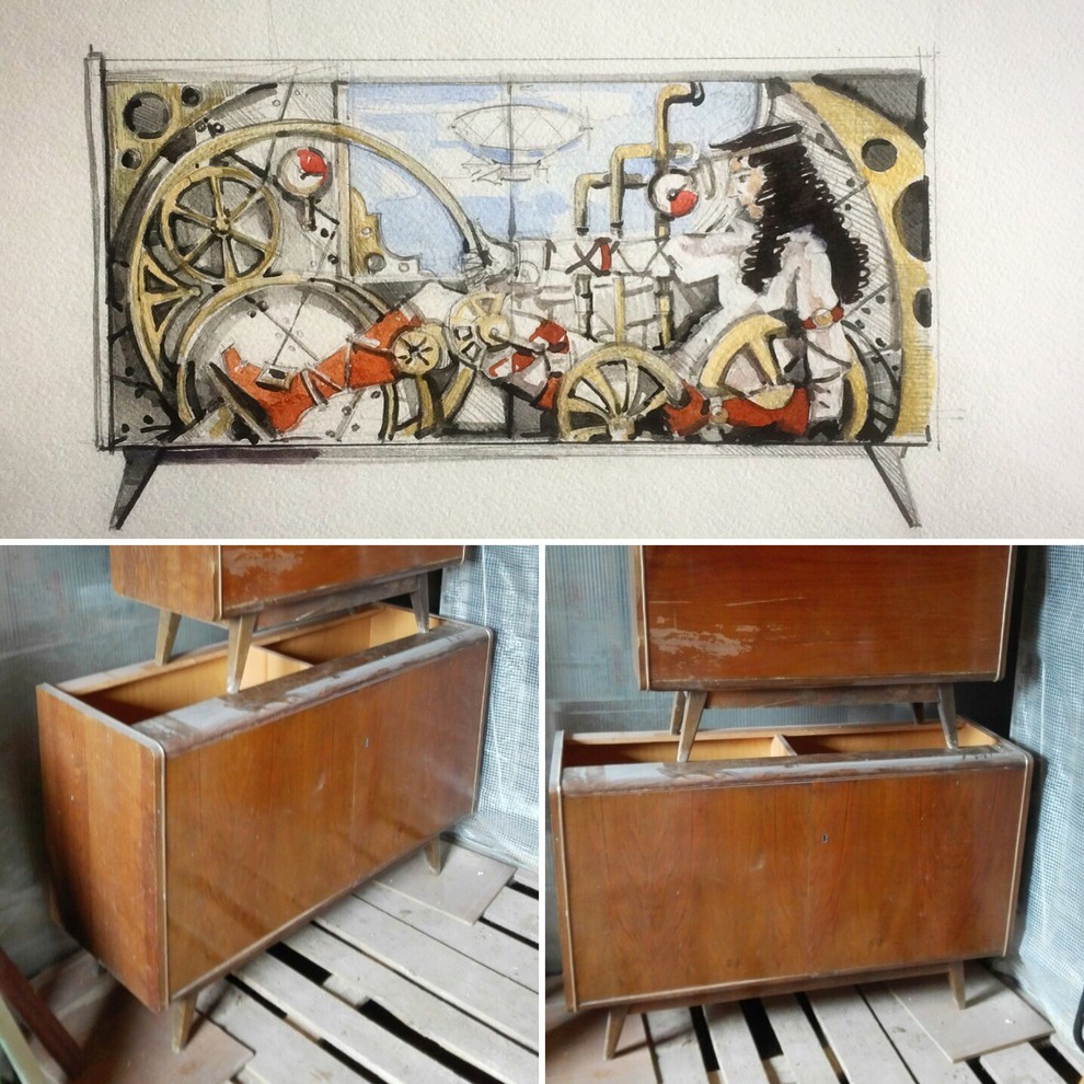 Расписная мебель