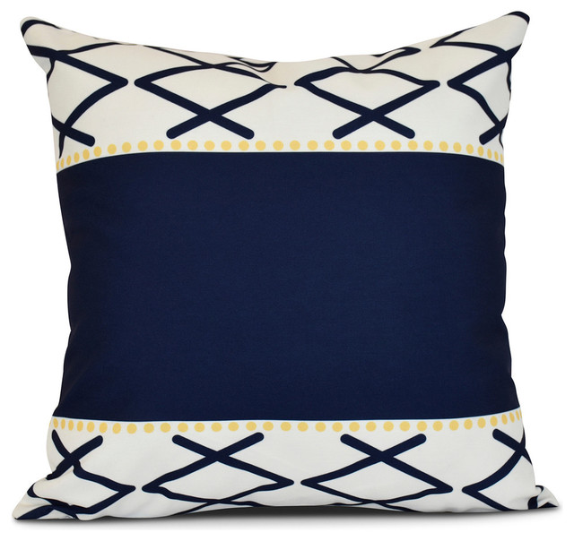 Knot Fancy Geometric Print Pillow Contemporary Decorative