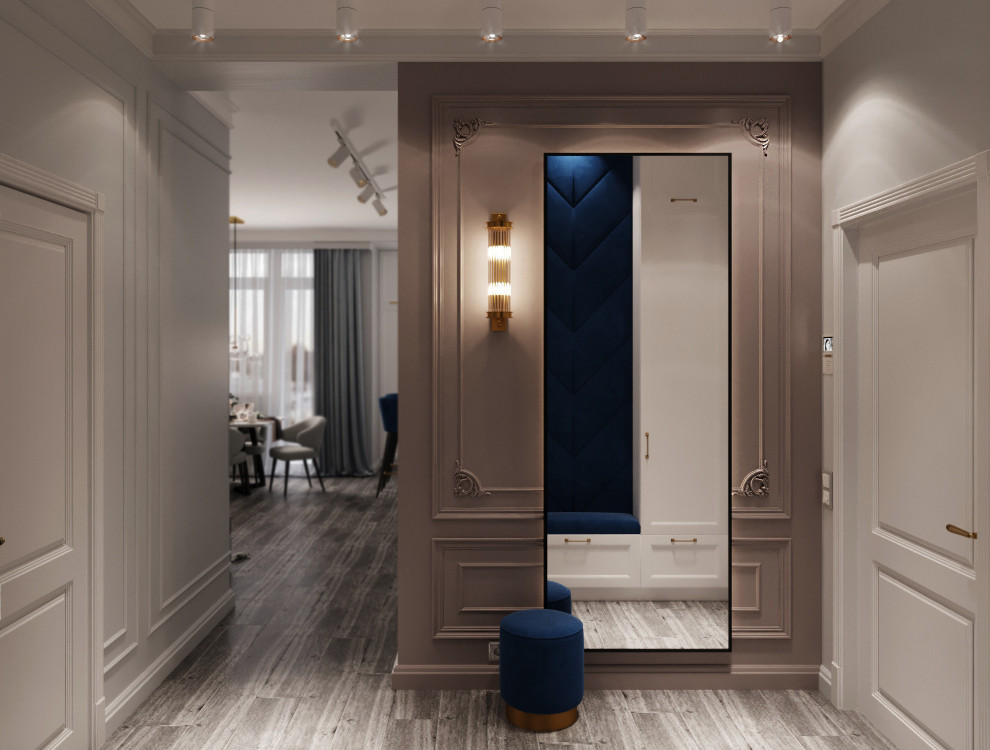 Визуализация кухни-гостиной.