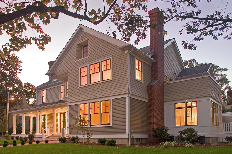 Providence Place Traditional Exterior Providence by Oldport Homes