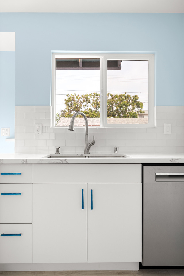 Cabinetry, Tile Backsplash, Countertops and Appliances