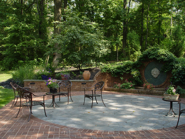 Waterfall Gardens american-traditional-patio