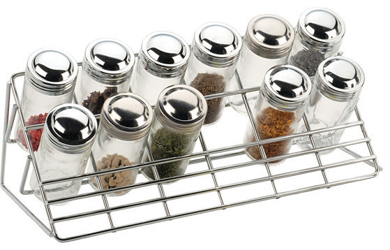 glass spice storage containers