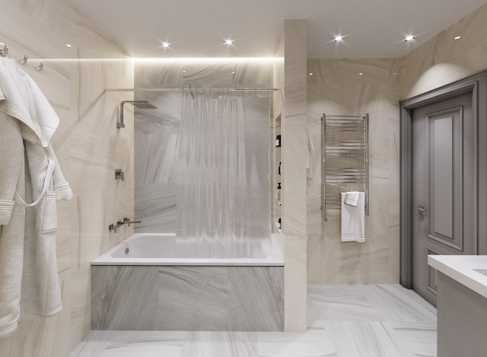 Трехкомнатная квартира в ЖК "Серебряный бор"