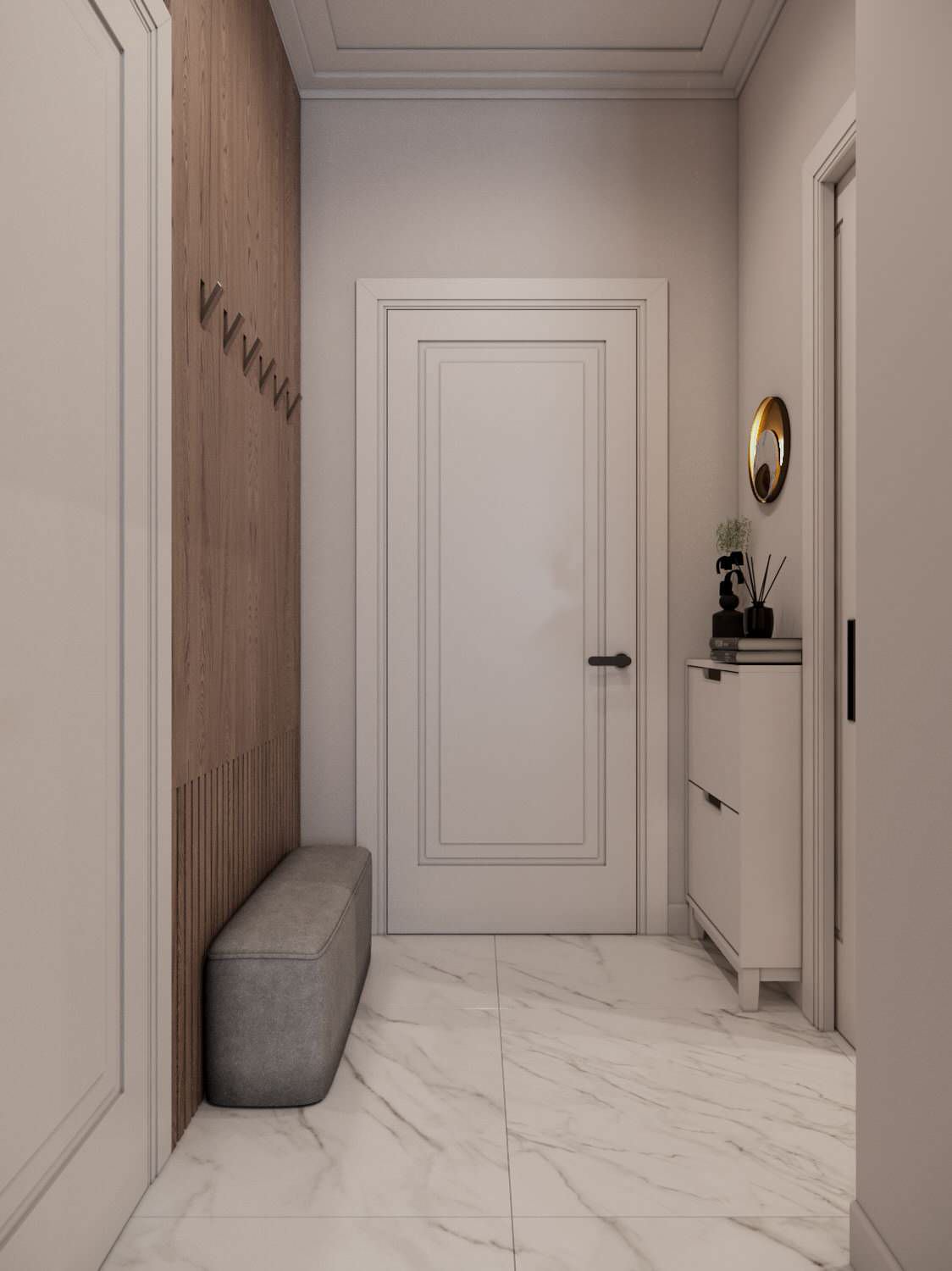 Проект светлой прихожей