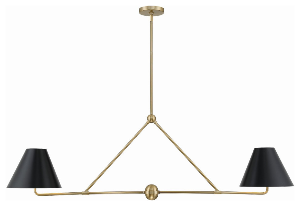 Xavier 4-Light Chandelier, Vibrant Gold - Transitional - Chandeliers ...