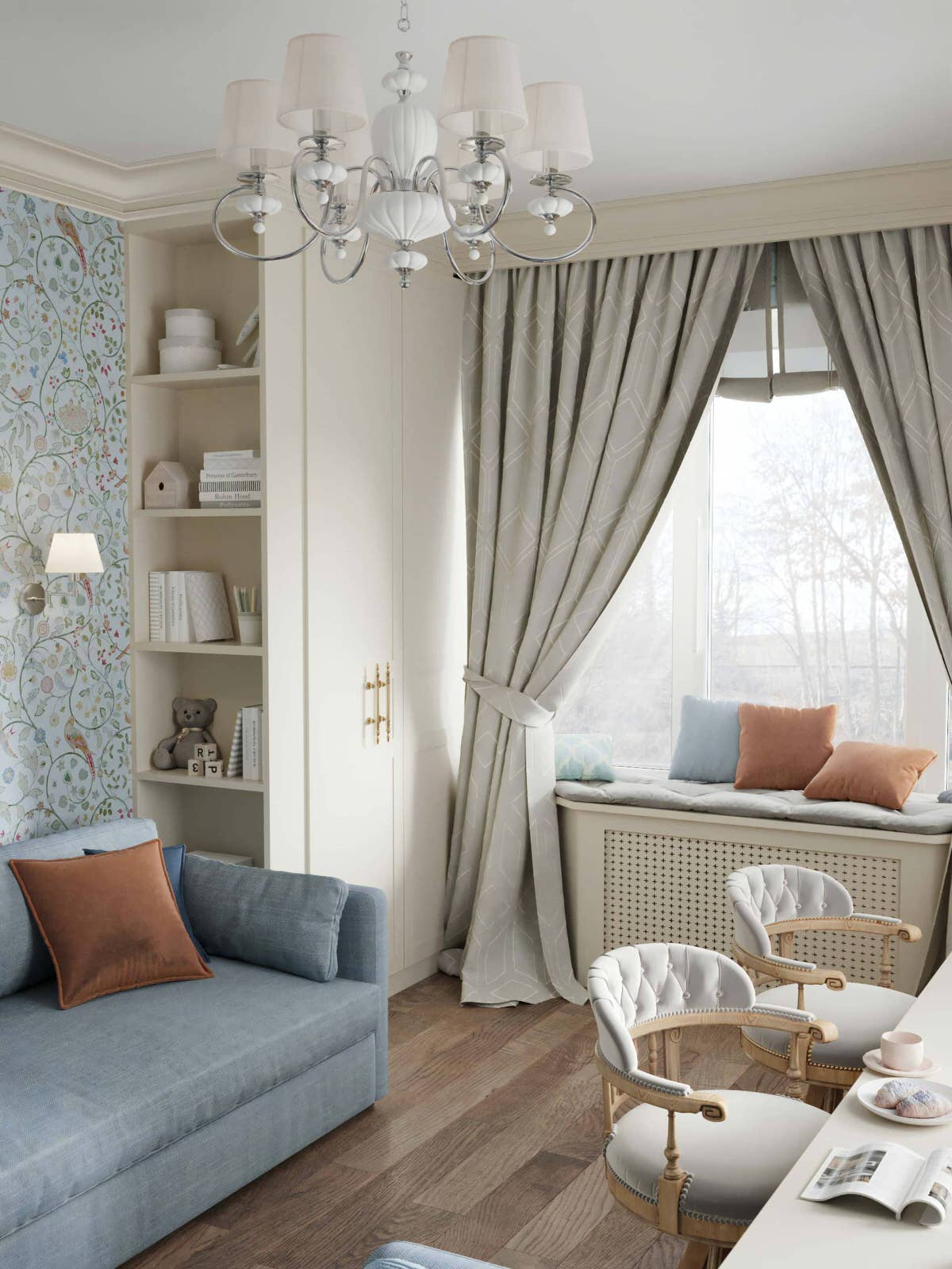 Дизайн квартиры в ЖК «Город на Реке Тушино-2018» — Воплощение семейного уюта