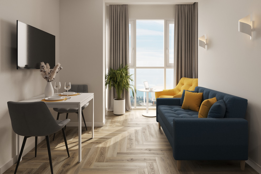 Проект 1-к квартиры 26м2