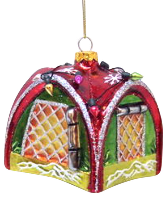 December Diamonds Pink Glitter Stingray Glass Christmas Tree Ornament New