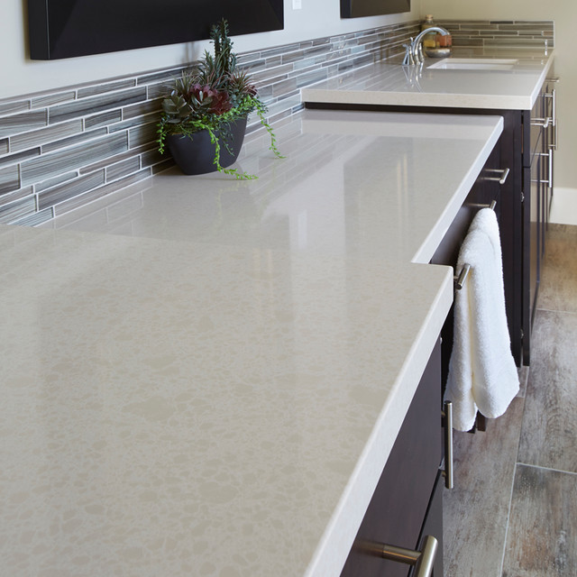 St. Helens White Quartz Kitchen Los Angeles by Arizona Tile