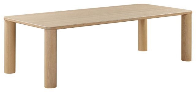 106" Rectangular Dining Table, Oak - Transitional - Dining Tables - by