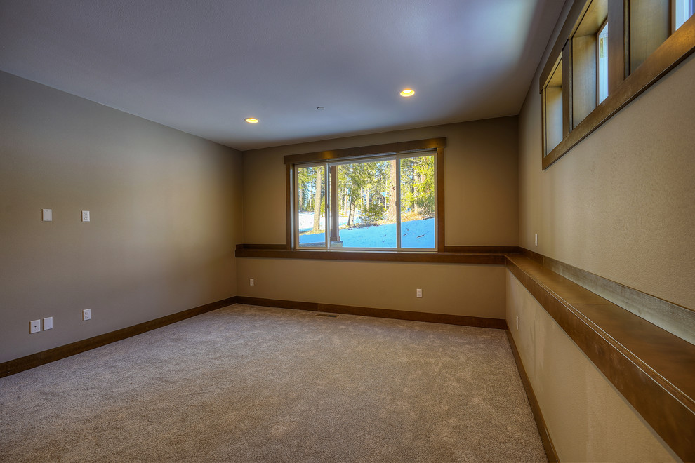 Inspiration for a rustic home design remodel in Seattle