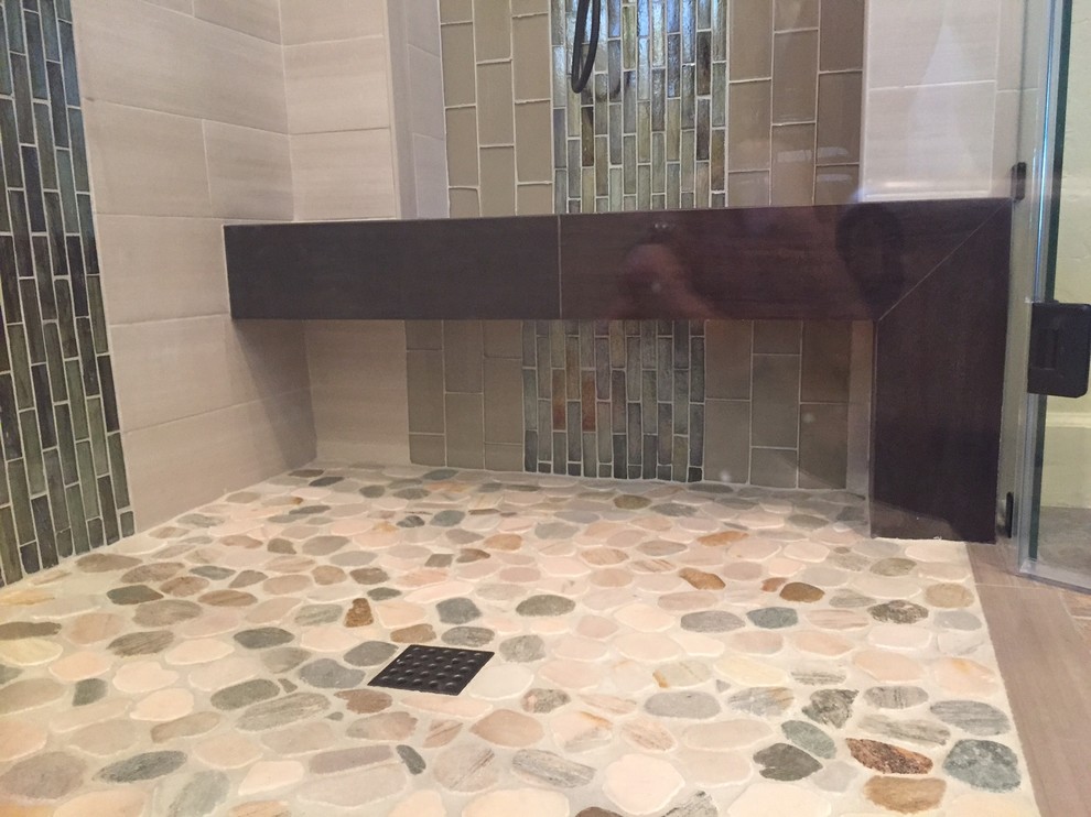 Large transitional bathroom photo in Phoenix