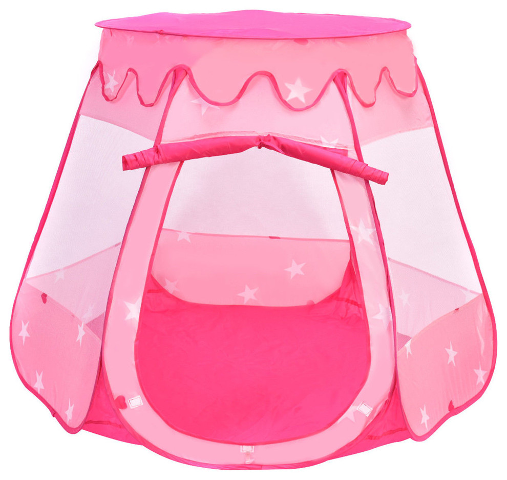 Costway Kid Outdoor Indoor Princess Play Tent Playhouse Ball Tent Toddler  Toys - Contemporary - Outdoor Playhouses - by Goplus Corp | Houzz