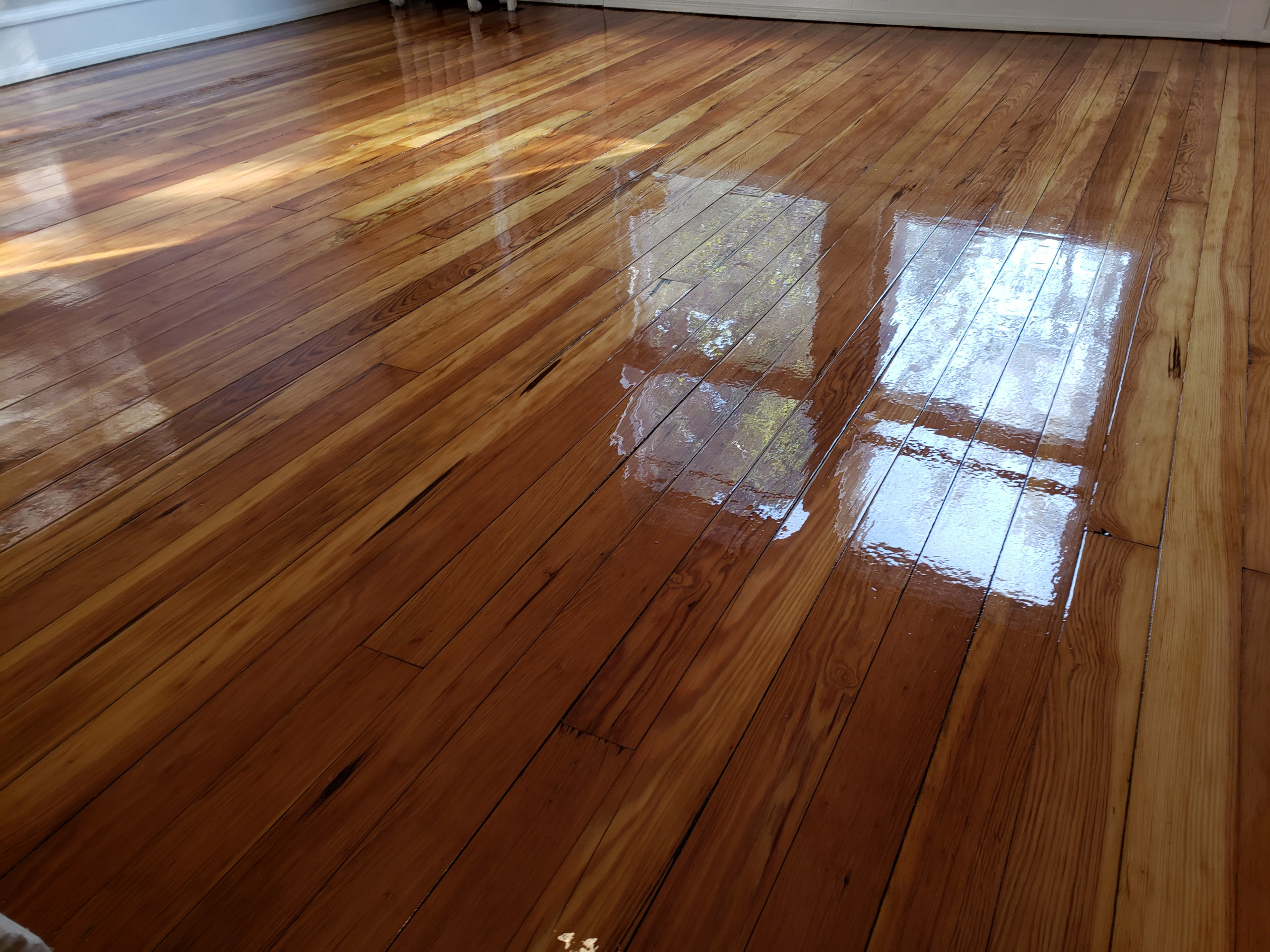 Old Irving Park, Chicago  , natural polyurethane finish on oak maple and pine