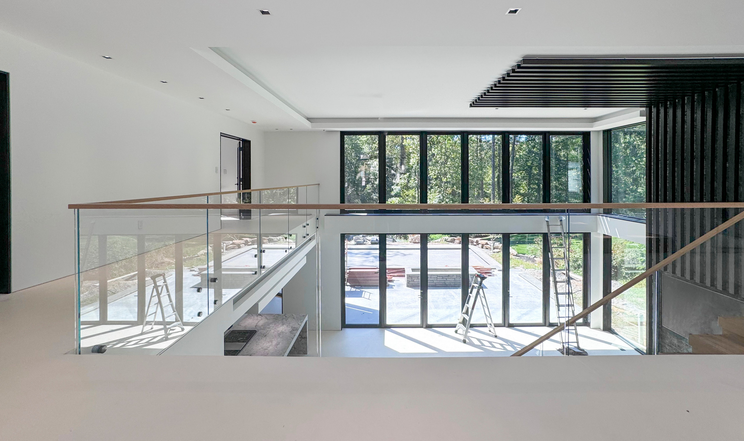 126_Visually Open and Light Contemporary Staircase, Mclean, VA 22102