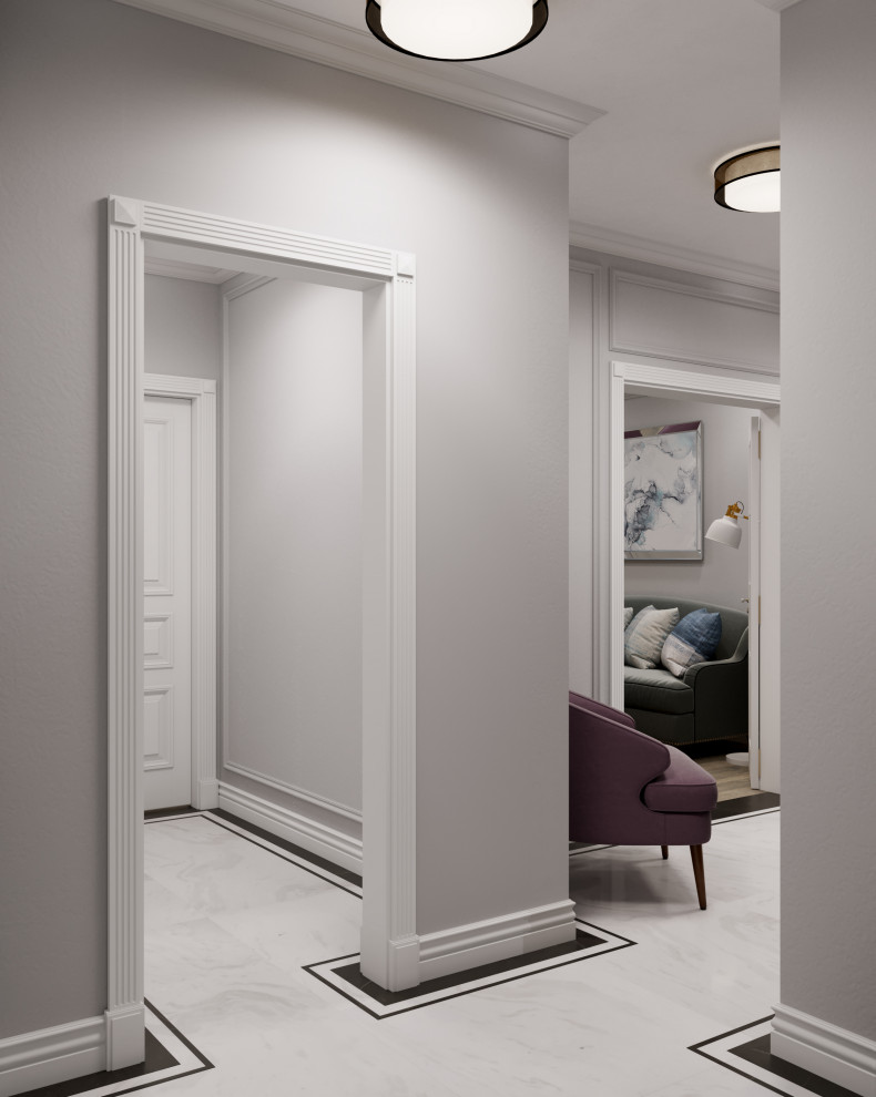 Дизайн проект квартиры в Москве в современном стиле