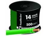 Southwire 500 ft. 14 Green Solid CU THHN Wire 11583258 - The Home