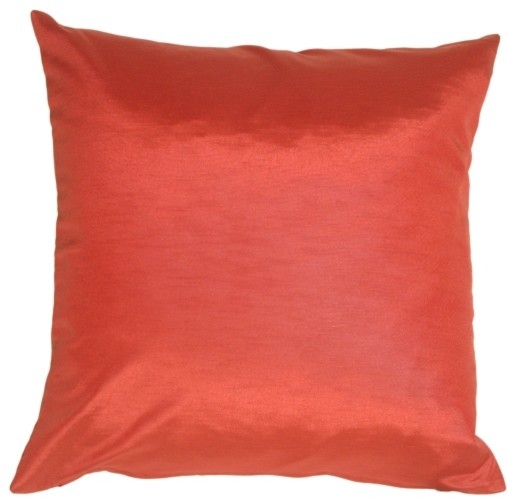 Pillow Decor, Metallic Cherry Throw Pillow, 19"x19"