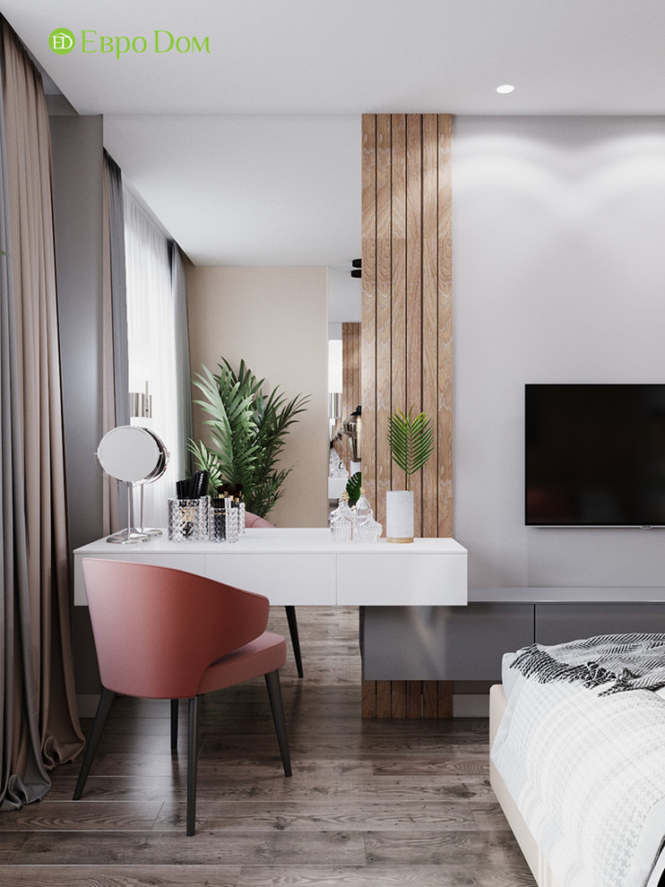 Дизайн интерьера 2-комнатной квартиры 63 кв. м в современном стиле