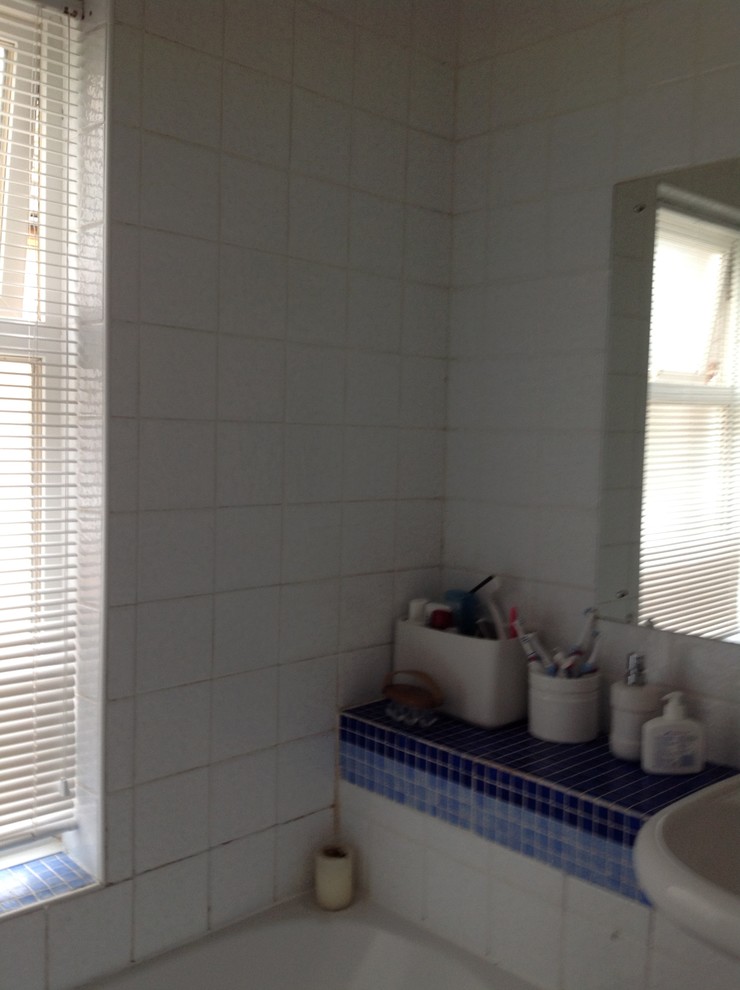 GREY MEDITERRANEAN TILES BATHROOM