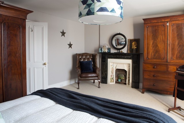 Cotswolds Flat eclectic-bedroom
