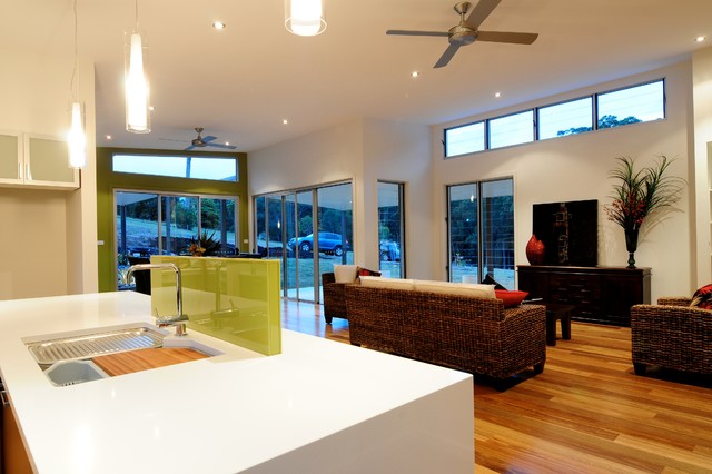 Smiths Road modern-vardagsrum