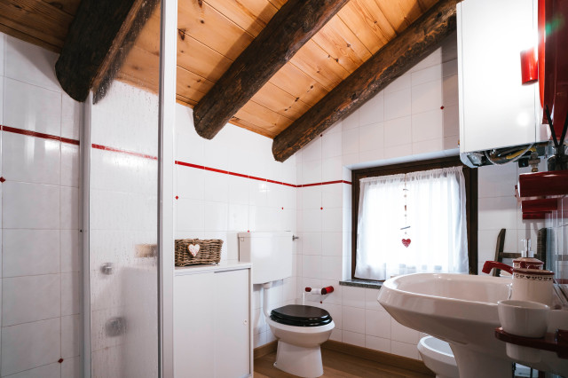Chalet in affitto a Valtournenche rustic-powder-room