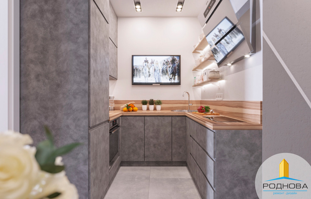 Дизайн проект квартиры студии 28 кв.м.