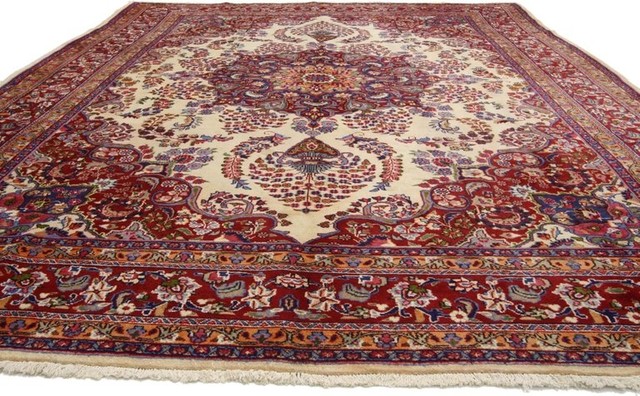Consigned Vintage Persian Khorassan Area Rug 9 7x12 - 7 X 12 Area Rugs Consigned Vintage Persian Khorassan Area Rug 9 7x12 - 7 X 12 Area Rugs