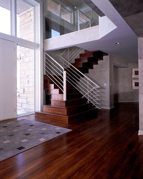 Design ideas for a contemporary staircase in Minneapolis.