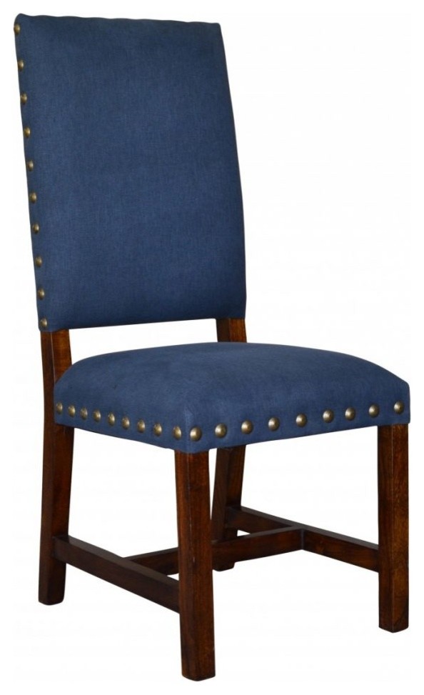 Indigo Blue Dining Chair, Set of 4 Dining Chairs by John Proffitt