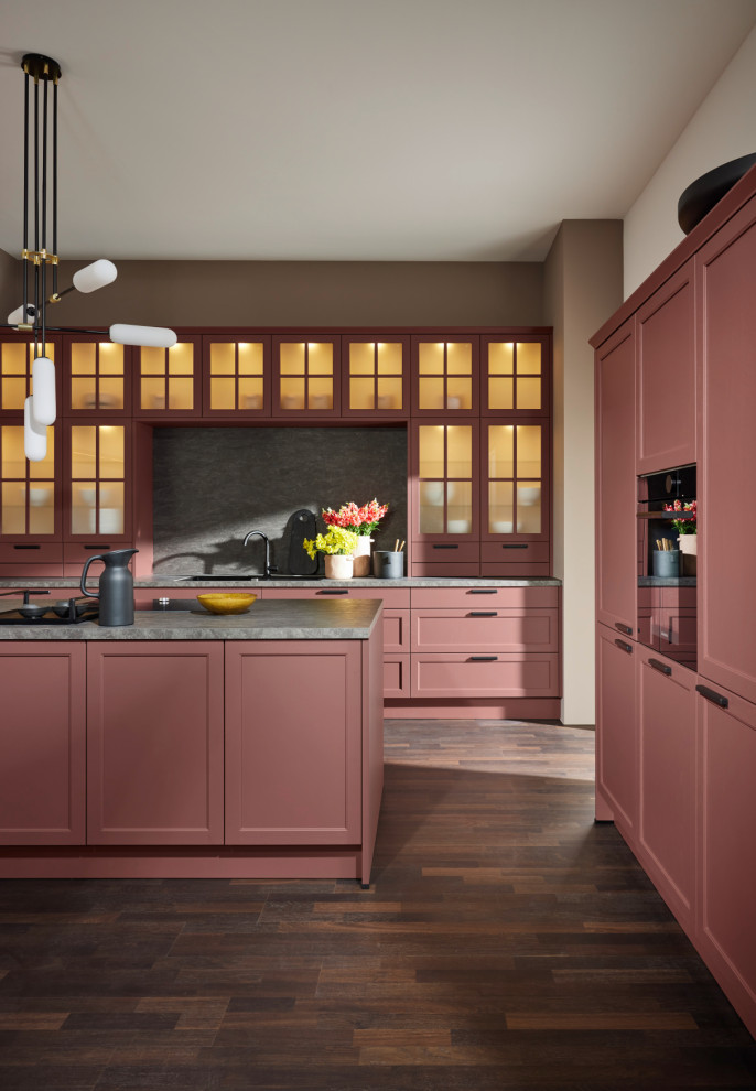 Lugano Lack - Hennarot softmatt