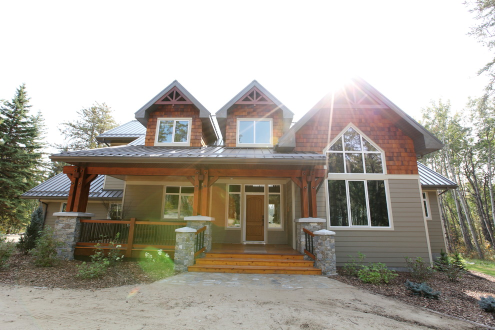 Home design - traditional home design idea in Edmonton