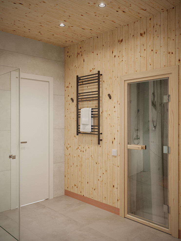 Небольшая частная баня 50 кв.м