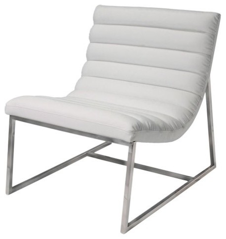 Parisian Leather Sofa Chair - White