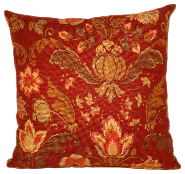 Leiston Square Throw Pillow, 20x20 - Traditional - Decorative Pillows - by Peter Taube Home
