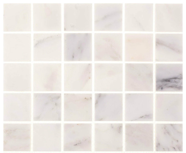 12 X12 Aspen White Marble Square Tile Traditional Mosaic 12 X12 Aspen White Marble Square Tile Traditional Mosaic By Circle