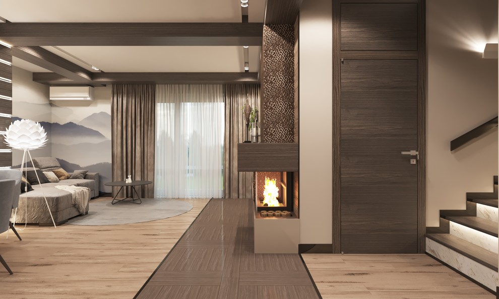 Двухэтажный дом с мансардой г. Екатеринбург