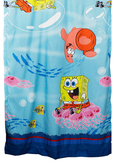 100/% Cotton Fabric Sponge Bob Square Pants Cushion Panel